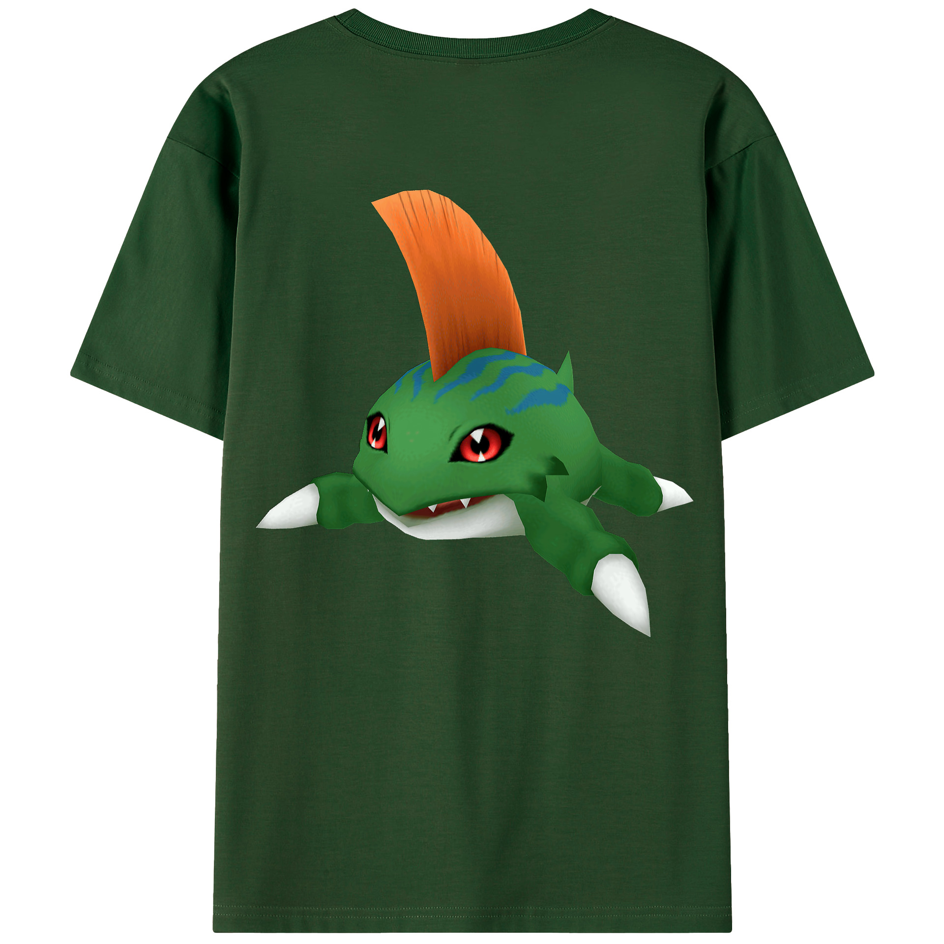 （画像用） Digimon デジタルモンスター/デジモン 綿100％半袖Tシャツ（背面プリント）